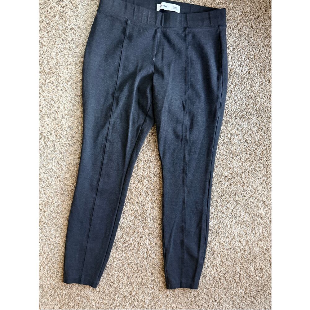 Old Navy Gray pull on pants euc Stevie High Rise M